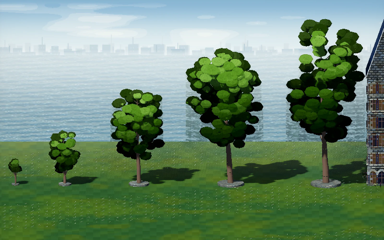 The tree style pass: Shared crown lighting