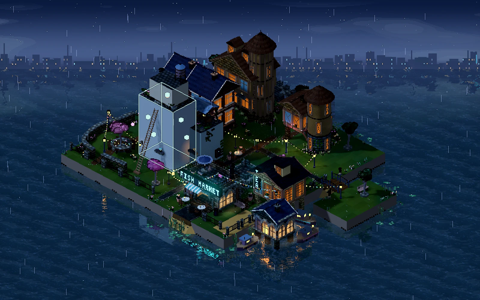 A house during a height drag: Massing preview